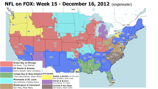 Illustration for article titled Which TV Market Is Getting Screwed This Sunday? An Analysis Of Week 15 NFL Viewing Maps